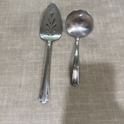 2 Silverplate Antique Table Ware 