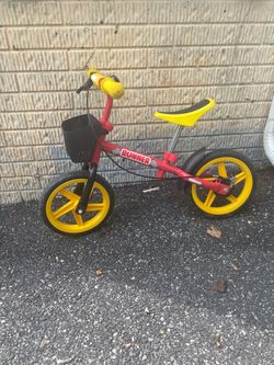 Runner Kids Balance Bike Red and Yellow