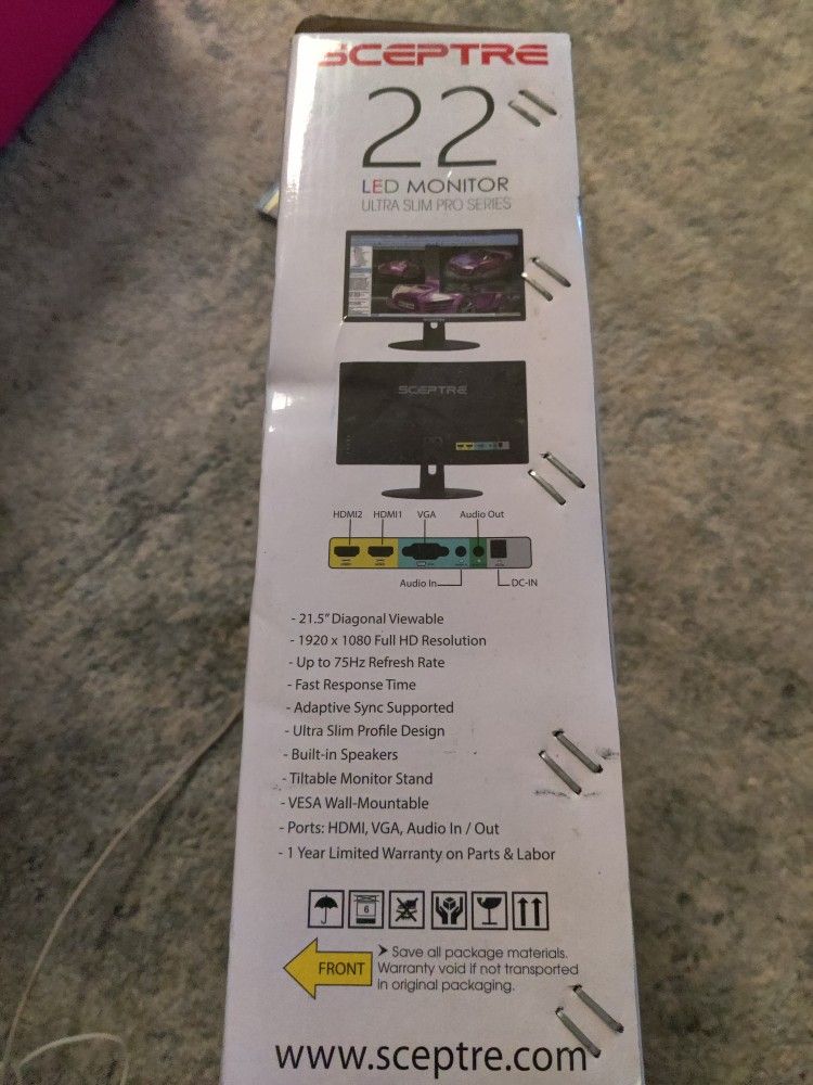 Sceptre 22 LED Monitor Brand New