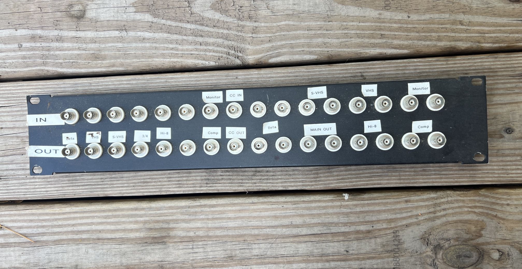 32 Port BNC Coaxial Patch Panel, 2RU 