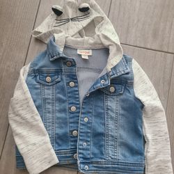 CAT and JACK Girls Jacket Jean 3T Size 3  Toddler