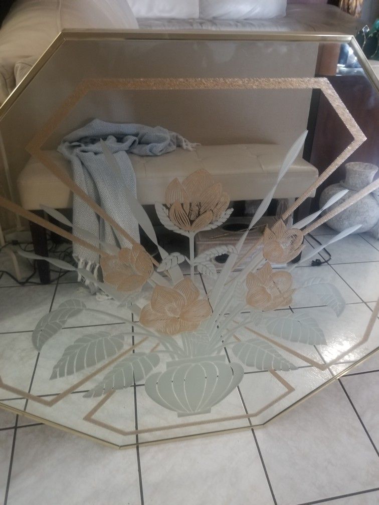 Vintage 80s Style Art Mirror