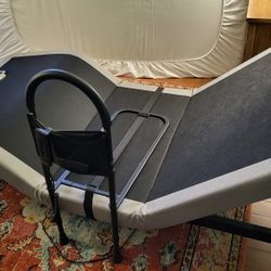 REDUCED Malouf Adjustable Bed, Twin Mattress 