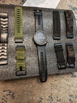 51mm Garmin Tactix Delta SOLAR Smart Watch with Extra Bands