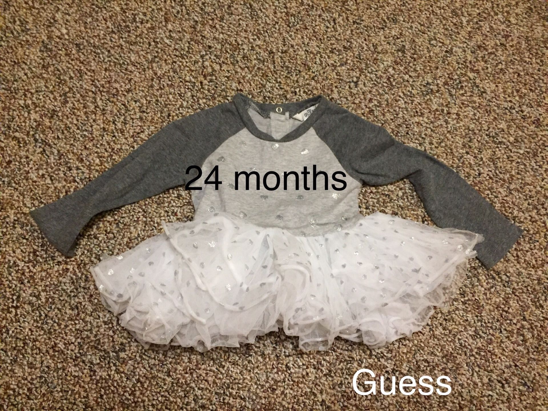 Baby gap dress size 24 months tulle long sleeve girl