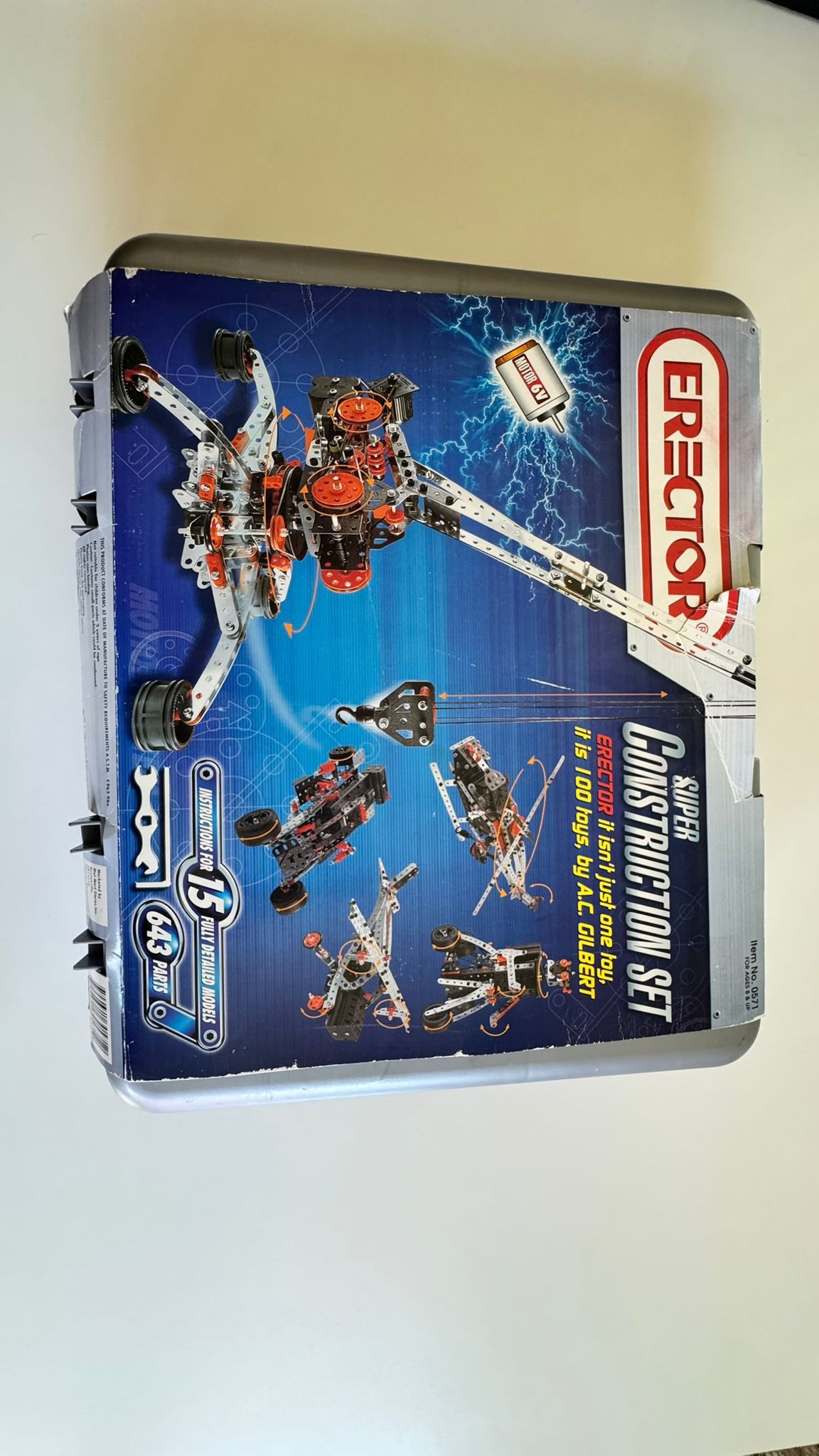 ERECTOR Super Construction Set Used Like New