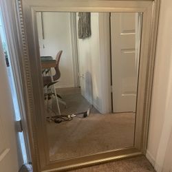 Chic silver mirror