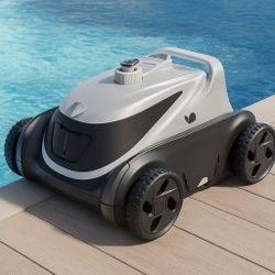 Bubot 500P Cordless Robotic Pool Cleaner, Pool Vacuum with Bluehole Suction, Dual Motors, DirtLock 2.0, Self-Parking, Quick Charging, 140-Min Runtime 