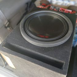 Alpine Type R 12" Subwoofer With Box Enclosure 