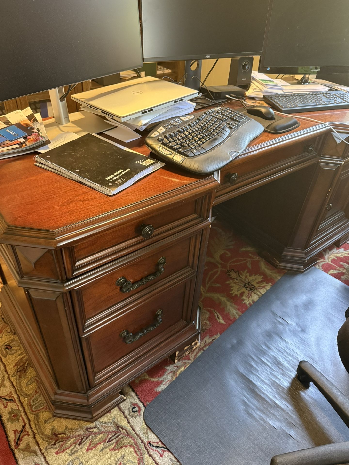 Office Desk Solid Wood