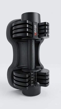 Ativafit Adjustable Dumbbell (2.5 to 27.5 lbs) with Base