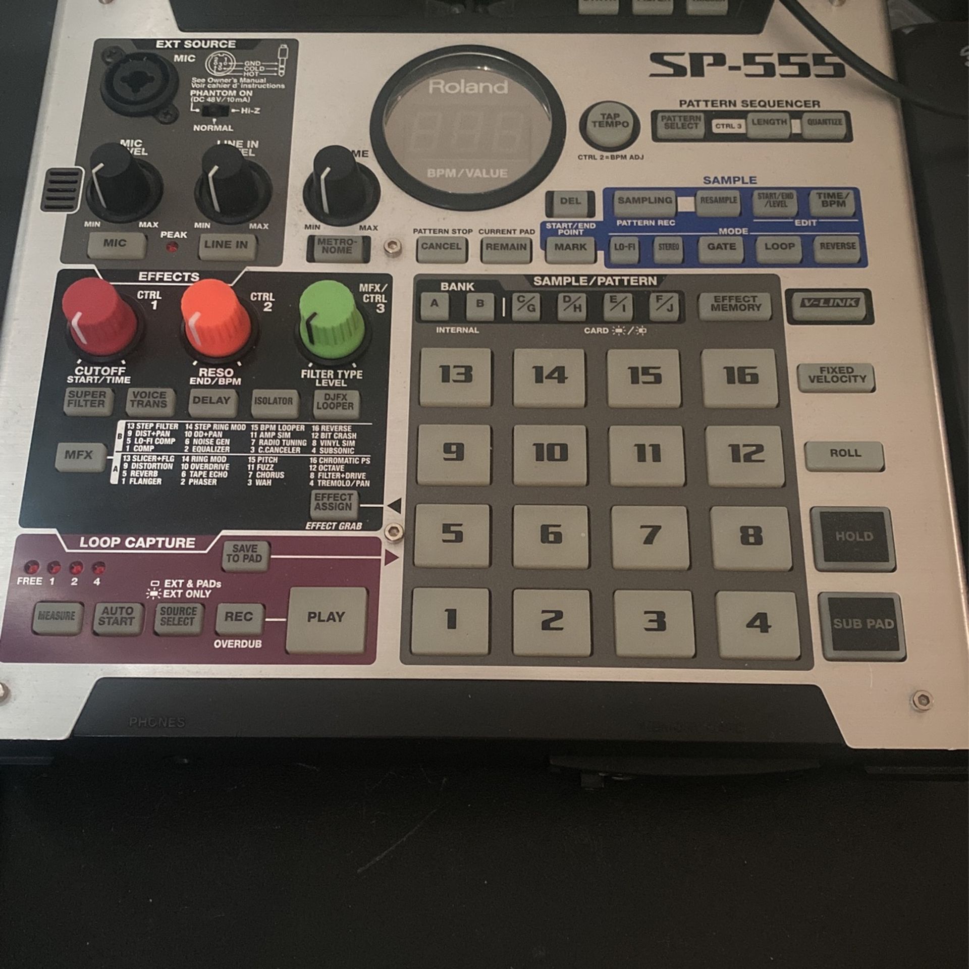 GREAT SAMPLER & BEAT MAKING ROLAND SP-555 for Sale in The Bronx