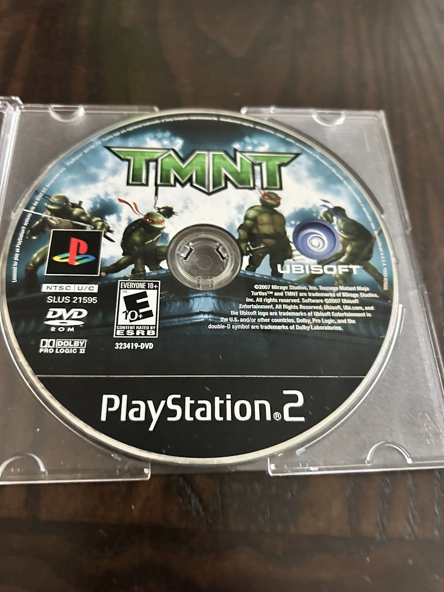 TMNT Ninja Turtles Disc ONLY Playstation 2