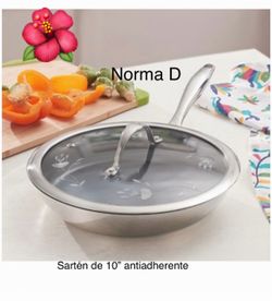 Sartén de 10” antiadherente nuevo en su caja 🌺 princess house 🌺