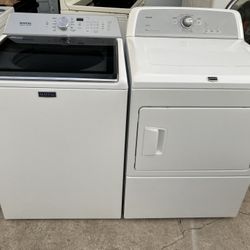 Maytag Washer And Dryer Machine Everything Works Good 