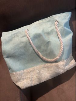 Mermaid, beach bag, and puff purse