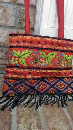 BEADED BOHO HANDBAG