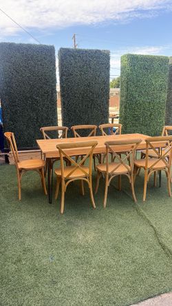 Boho / farm table set