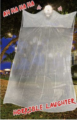 10ft Halloween Ghost With Sound