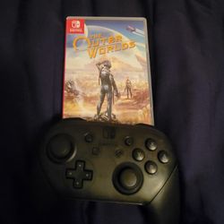 Nintendo Switch Pro Controller + Game