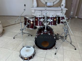 Premier Signia 7-Piece All Maple Drum Shell Pack!!!