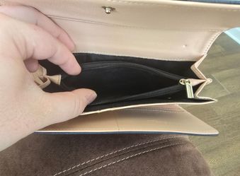 Travelambo Women's Bi-Fold Wallet - Navy Blue Faux Leather - Like New!
