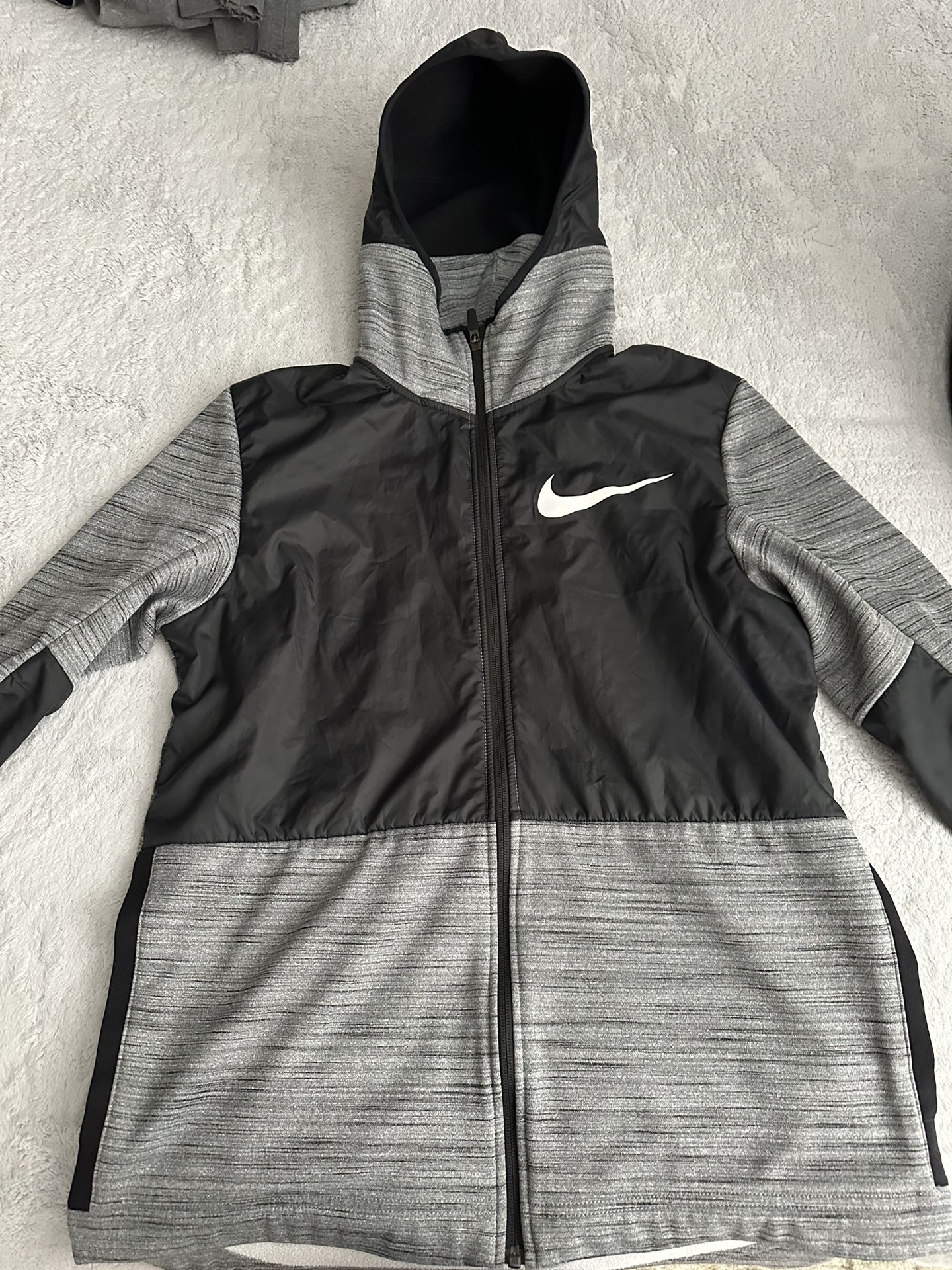 Nike Grey And Black Sweats And Hoodie Medium 