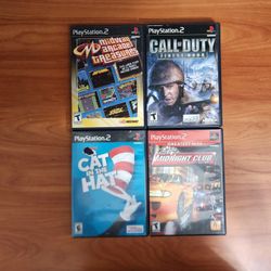 Sony Playstation 2 - PS2 Games Lot 5 Games (Disc And Case Only)