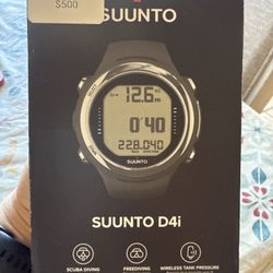 Suunto D4i Dive Computer (Black) – Great Condition w/ Box