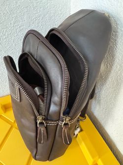 100% Genuine Leather Sling Backpack