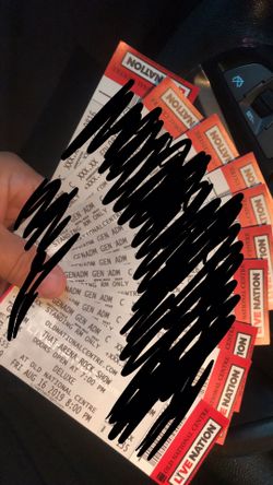 Concert tickets 70s 80s rock n roll
