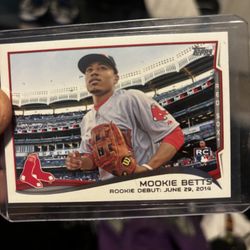 Topps Mookie Betts 2014 Baseball Card