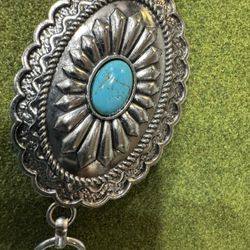 Turquoise Western Belt 