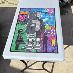 Kaws Street Art Rug/ Wall Art