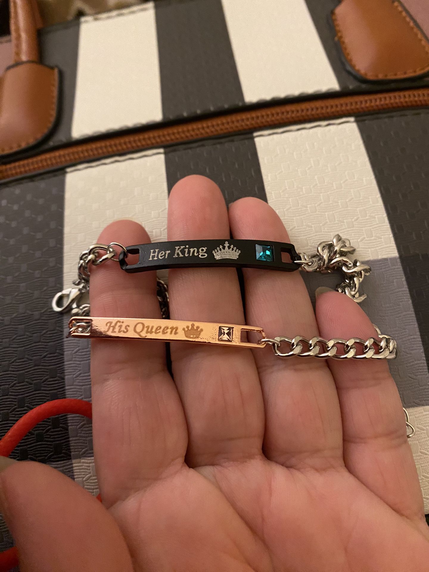 Her King His Queen Couple Bracelet