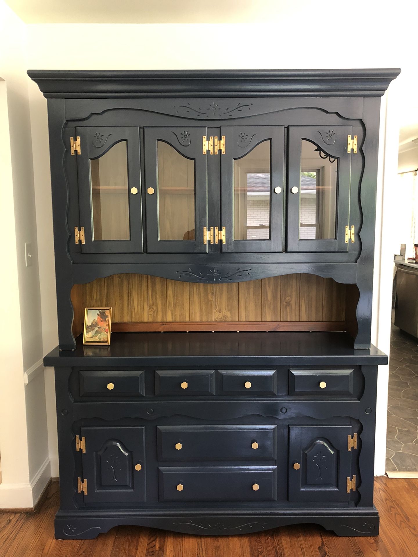 Beautiful Refurbishment China Cabinet And Table
