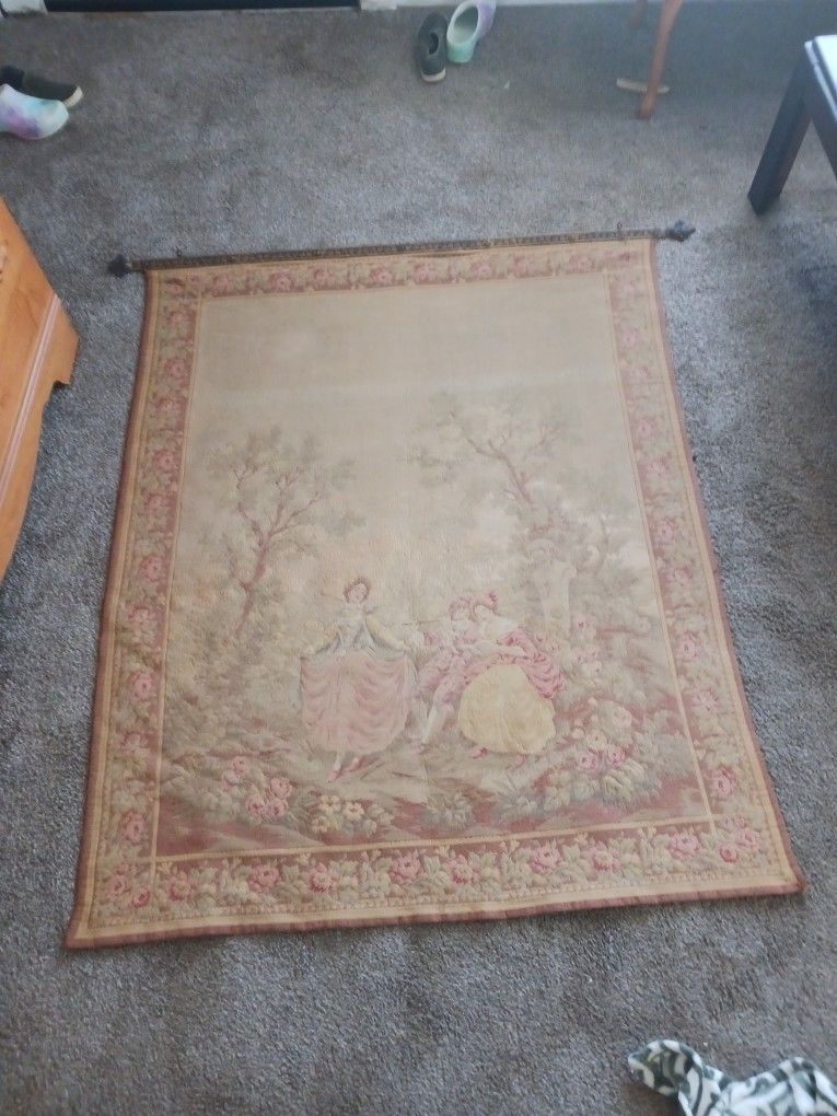19th Century  Tapestry  Handwoven 