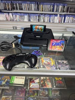 Sega Genesis Bundle Sonic 2 & Aladdin 1 Controller All Cables $100 Gamehogs 11am-7pm
