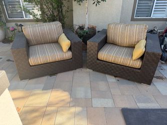 Free Pair of Outdoor Chairs with Sunbrella covered Cushions