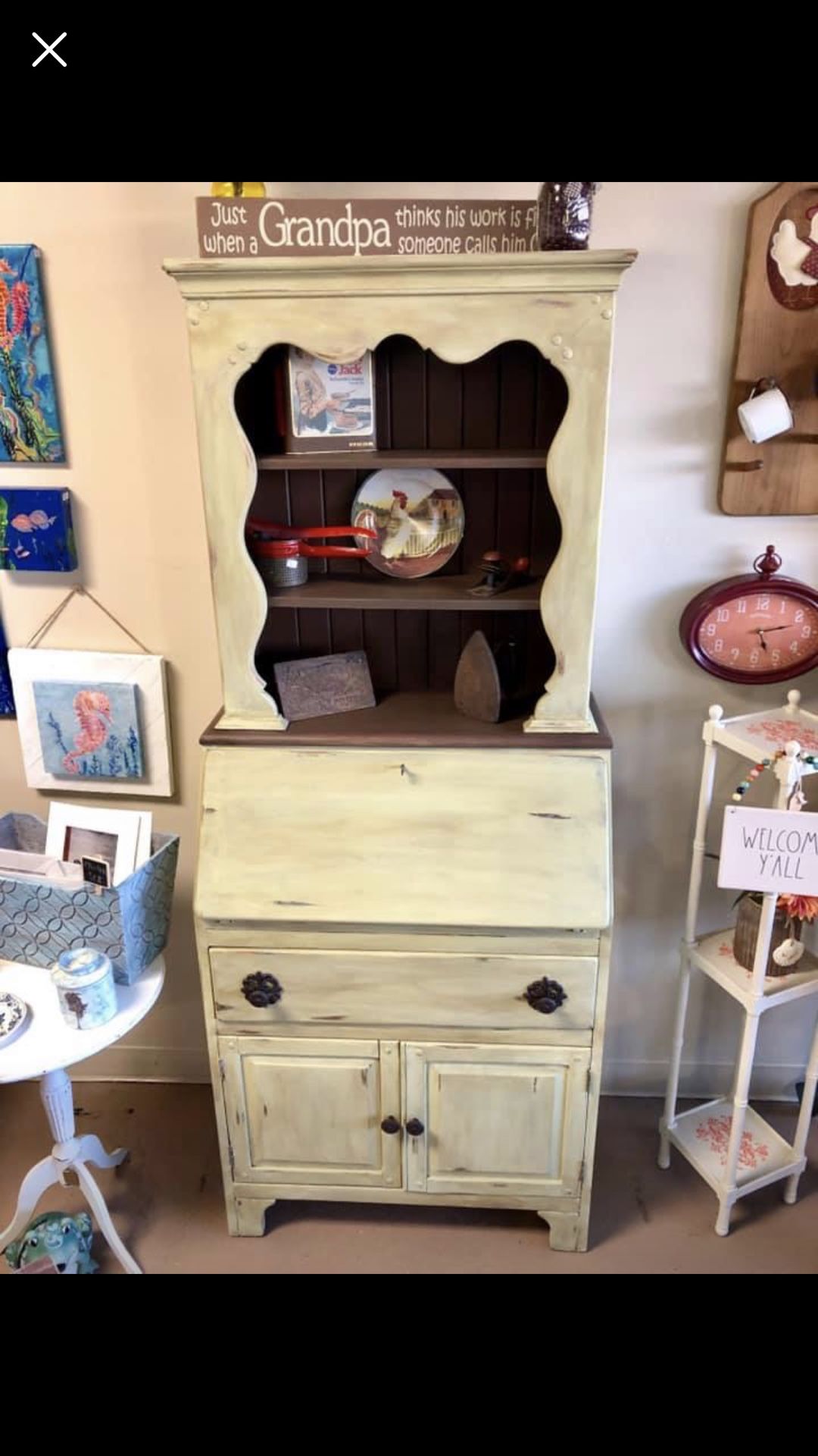 Farmhouse secretary/hutch