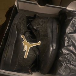 air jordan dub-zero black taupe size 6.5Y