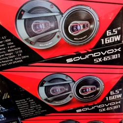 Sound Vox 6"1/2 Door Speakers Brand New In The Box