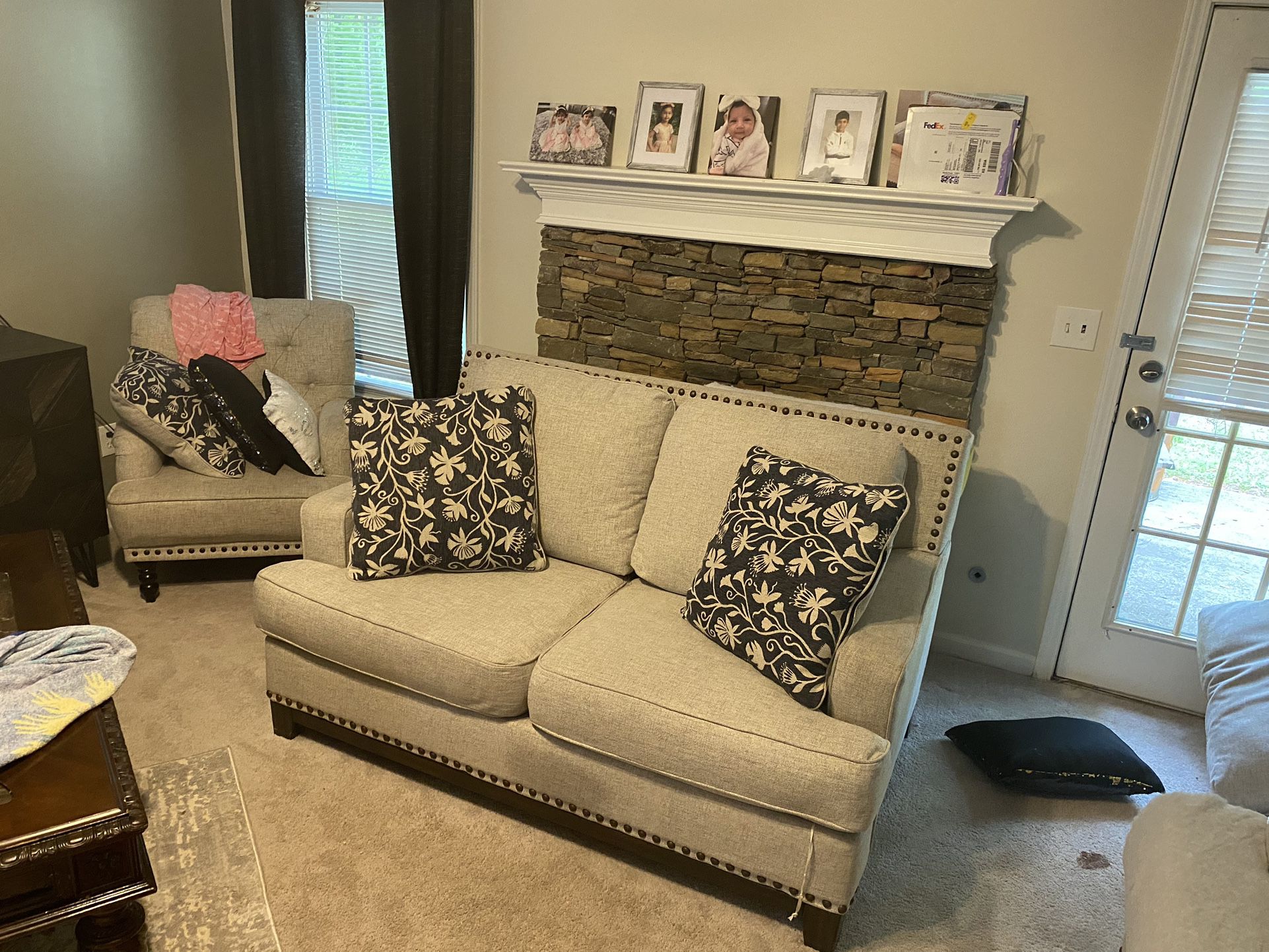 Ashley Furniture Living Room Sofa Set 