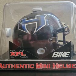 vintage XFL NY/NJ Hitmen mini helmet