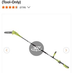 RYOBI 40V 10 in. Cordless Battery Pole Saw (Tool-Only)