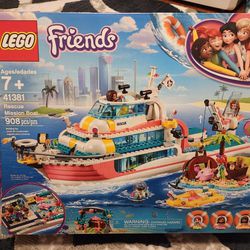 Lego 41381 Friends Rescue Mission Boat - New Factory Sealed