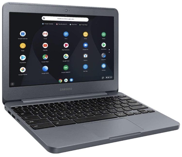Samsung Chromebook 3 11.6-inch HD WLED Intel Celeron 4GB 32GB eMMC Chrome OS Laptop (Charcoal)