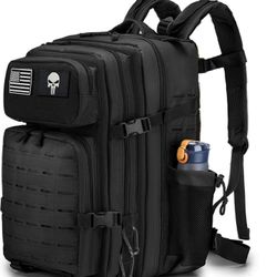 Tactical Black Backpack