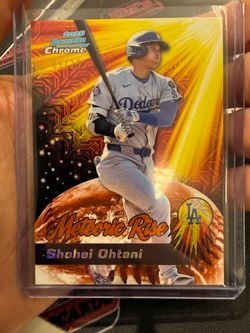 🔥 SHOHEI OHTANI ORANGE /25 — BOWMAN CHROME METEORIC RISE 🔥