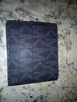 Michael kors mens fold wallet (black)
